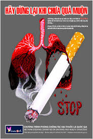 Description: A poster with a cigarette and lungs

AI-generated content may be incorrect.